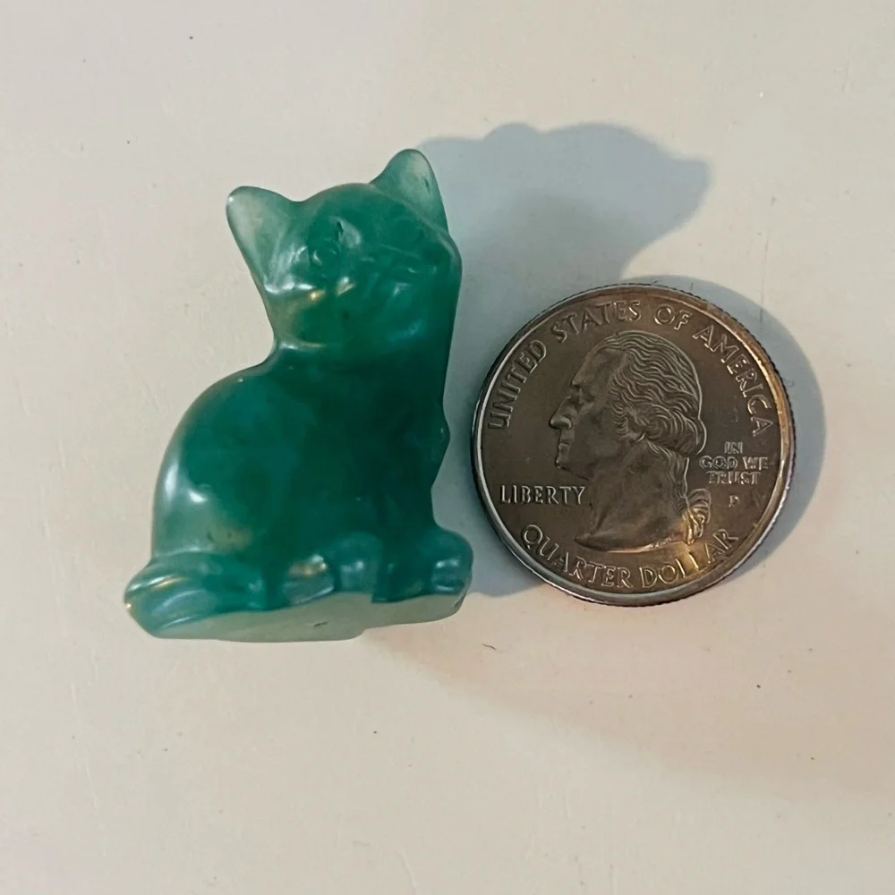 Jade Stone Cat - Picture 9 of 11